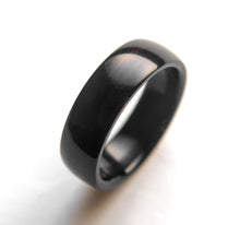 Load image into Gallery viewer, Mens Wood Wedding band made from Ebony